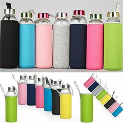Sport Water Bottle Case Cover Insulator Bag Neoprene Pouch H