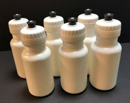 Set Of 6 Team Pack 32 Oz White Black Lid