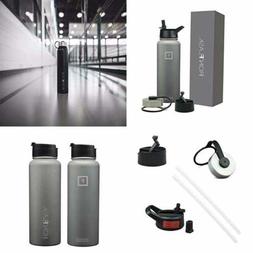 Sports Water Bottle 22Oz 32Oz 40Oz Or 64Oz 3 Lids Vacuum Ins