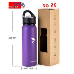 25oz Stainless Steel With Straw Lid And Portable Handle -