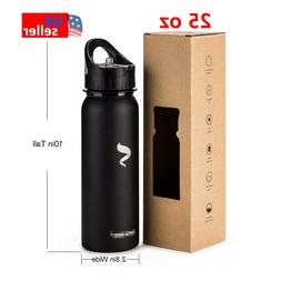 25oz Stainless Steel With Straw Lid And Portable Handle -