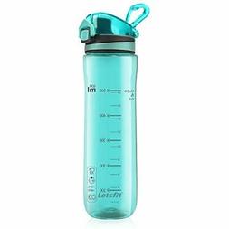 Bottle, Bpa-free Tritan Plastic With Locking Flip-flop Lid,