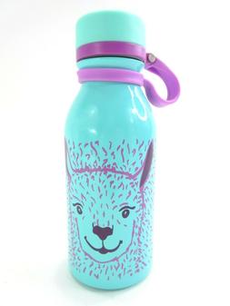 Stainless Steel Llama Water Teal Bottle 14oz Thermos BPA FRE