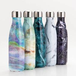 Stainless Steel Vacuum Insulated Bottle Water Drinks Flask T