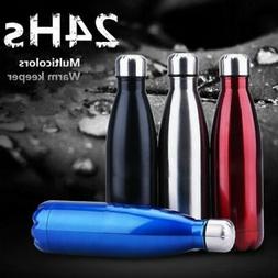 Stainless Steel Vacuum Insulated Water Bottle Thermos Hot/Co
