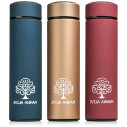 MANNA ALIVE stainless steel vacuum thermos water bottle 16 o