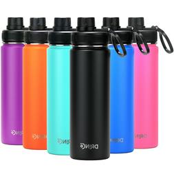 Stainless Steel Water Bottle Vacuum Insulated Sport Lid Flas