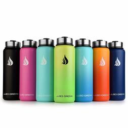 HYDRO CELL Stainless Steel Water Bottle with Straw & Wide Mo