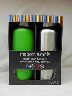2 Pack Simple Modern 32oz Summit Vaccumm Insulated Stainless