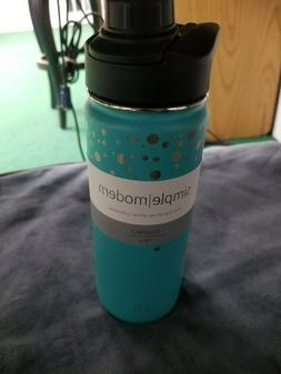 Simple Modern Summit Water Bottle 18oz - Caribbean Blue Lase