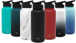 Simple Modern Summit Water Bottle with Flip Lid & Steel Lid 