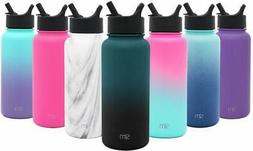 Simple Modern Summit Water Bottle with Straw Lid -   