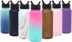 Simple Modern Summit Water Bottle with Straw Lid - Wide 