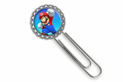SUPER MARIO 3D Bottle Cap Bookmark | Reading | Books | Gift 