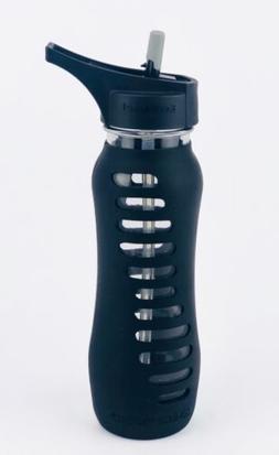 EcoVessel Surf Glass Water Bottle with Protective Silicone S