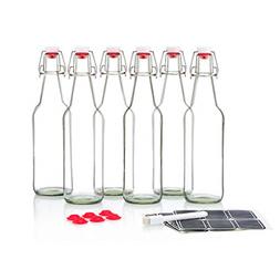 Flip Top Brewing Bottles Kombucha Kefir Beer- 16 Oz Us