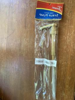 Torani Syrup Pump for 750 Ml Bottle - Gold Color