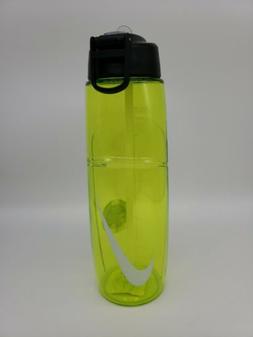 Nike T1 Flow 32 Ounce Water Bottle Green Volt New