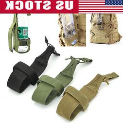 Tactical Hiking Camping Molle Water Bottle Holder Belt Carri