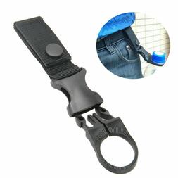 Tactical MOLLE Webbing Strap Clip Water Drink Bottle Holder 