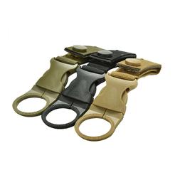 Tactical MOLLE Webbing Strap Clip Water Drink Bottle Holder 