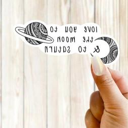 TAYLOR SWIFT Folklore Sticker Lyrics Vinyl for Water Bottle 