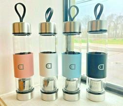Tea Infuser Tumbler & Glass Water Bottle Drinking Bottle Tra