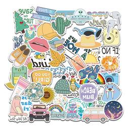 Teen Girls Sticker Pack Camera Scrunchie Meme Water Bottle L