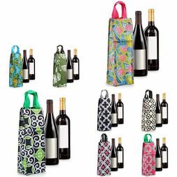 Thermal Insulated Lightweight Wine Bottle Tote Carry Bag for