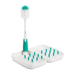 OXO Tot On-The-Go Drying Rack with Bottle Brush, Teal