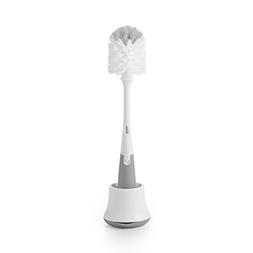 OXO Tot Bottle Brush with Nipple Cleaner and Stand, Gray
