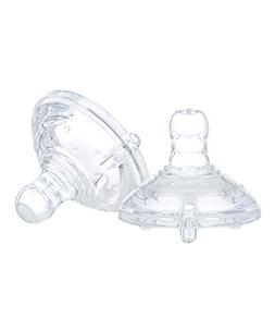 Nuby 2 Pack Natural Touch Replacement Nipple - Medium Flow