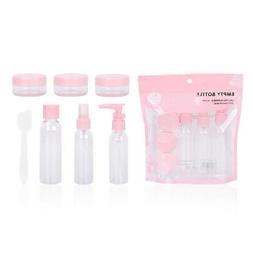 Toiletries Refillable Containers For Liquid Soap Pink 7pcs C
