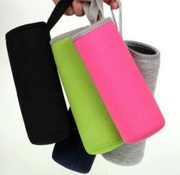 Travel Sport Water Bottle Pouch Cover Neoprene Insulated Sle