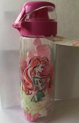 Zak! Designs Tritan Water Bottle w/Flip top Ariel, Belle and