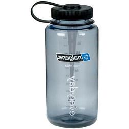 Nalgene Tritan Wide Mouth BPA-Free Water Bottle, Red w/ Blac