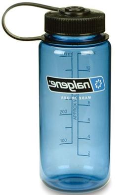 Nalgene 16 oz Tritan Wide Mouth Water Bottle - Slate/Black