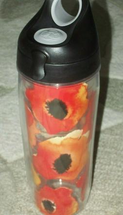 Tervis Tumbler Company~*POPPY FLOWER*~24oz.Water Bottle Tumb