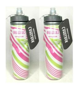 Two Pack of CamelBak Double Insulated 25 oz Water Bottle, Ru