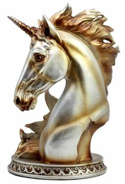 Unicorn Bust Single Bottle Wine Holder Table Display Figurin