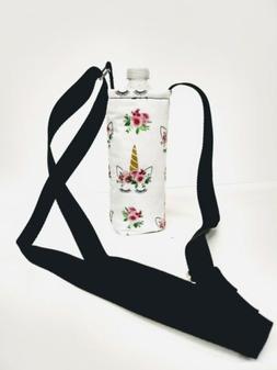 Unicorn Eyes with Eyelashes Water bottle holder sling