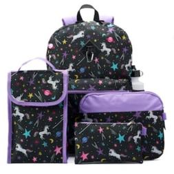 UNICORN Kids Backpack, Lunch Bag, Tablet Case, Pencil Case &