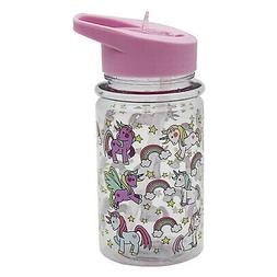 Unicorn Kids Girls Children Drinking Water Milk  Bottle Fold