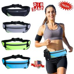 Unisex Sport Belt Waist Pack Pouch Water Bottle Holder Bag F
