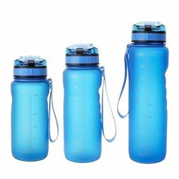 US Men Women Sports Water Bottle Fitness Hiking Running Trav