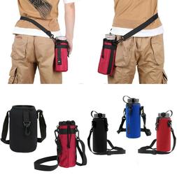US Neoprene Adjustable Water Bottle Carrier Insulated Bags S