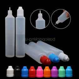 US STOCK 30ml 60ml Empty Plastic Unicorn Long Dropper Eye Li