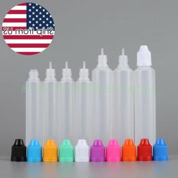 US STOCK Unicorn 30ml 60ml Empty Plastic Squeezable Liquid O