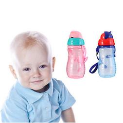 US Toddler Baby Kid Infant Feeding Drinking Water Straw Bott