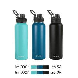 Vacuum Flask, Wide Mouth Stainless Steel Water Bottle with S